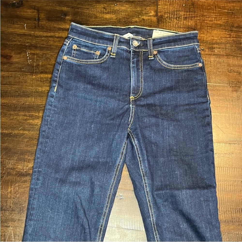 Rag & Bone Blue Nina High-Rise Jeans